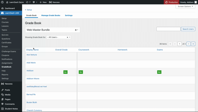 How to Create a Gradebook