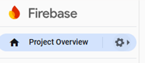 Screenshot of Firebase Project of Overview