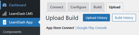 Screenshot of App Store Connect